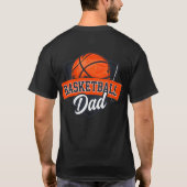 Basketball Legend Coach Dad - Aangepaste data T-shirt (Achterkant)