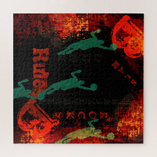 BASKETBALL LEGPUZZEL (Horizontaal)