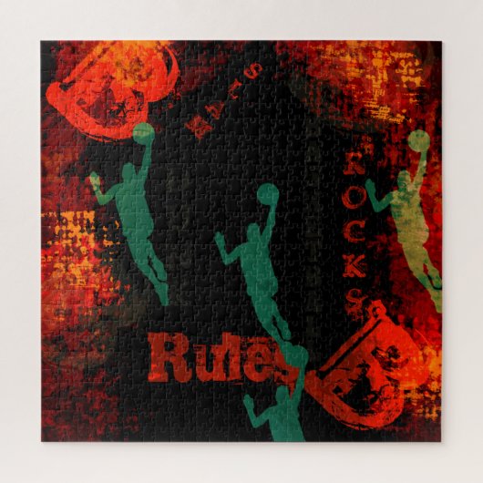 BASKETBALL LEGPUZZEL (Verticaal)