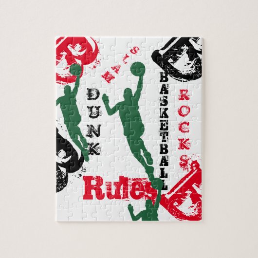 BASKETBALL LEGPUZZEL (Verticaal)