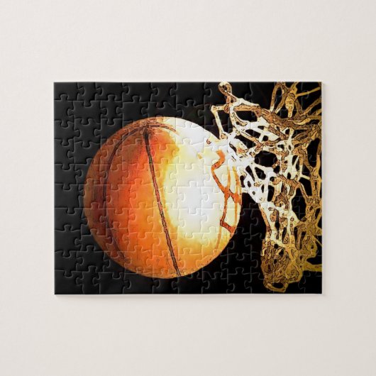 Basketball Legpuzzel (Horizontaal)