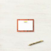Basketball Let op maat Post-it® Notes (Op bureau)