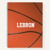 Basketball Let op speciaal gepersonaliseerd spiraa Notitieboek (Voorkant)