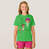 Basketball "Let s Shoot Hoops", gepersonaliseerd T-shirt (Voorkant volledig)