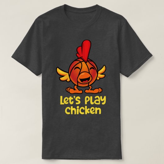 Basketball Letis Play Chicken T-shirt (Design voorkant)