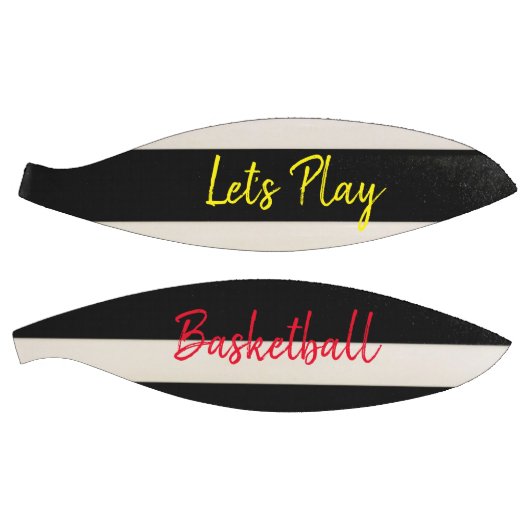 Basketball Let's Play Basketball Stripe Basketbal (Panelen)