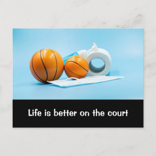 Basketball Life is beter voor de rechtbank Briefkaart