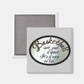 Basketball Life Magneet (Voorkant / Achterkant)