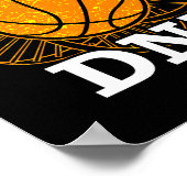 Basketball ligt in mijn DNA Poster (Hoek)