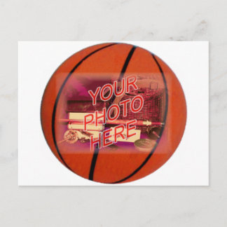 Basketball Lijst Sjabloon Briefkaart