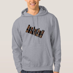Basketball-Logo gemaakt van Basketballen, Hoodie