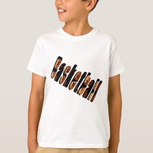 Basketball-Logo gemaakt van Basketballen, T-shirt
