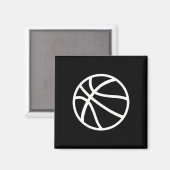 Basketball logo magneet (Voorkant / Achterkant)