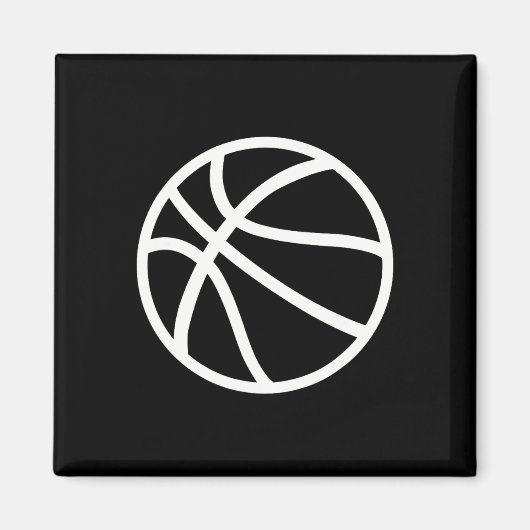 Basketball logo magneet (Voorkant)