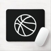 Basketball logo muismat (Met muis)