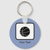  Basketball Logo Sleutelhanger (Voorkant)