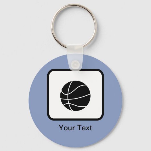  Basketball Logo Sleutelhanger (Voorkant)