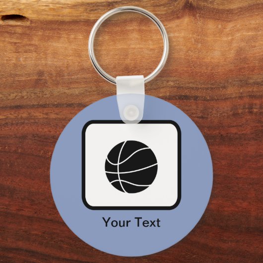  Basketball Logo Sleutelhanger (Voorkant)