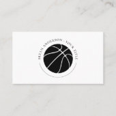Basketball Logo Visitekaartje (Voorkant)