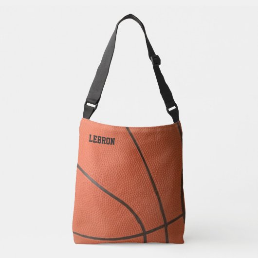 Basketball Look Personalized Crossbody Tas (Voorkant)