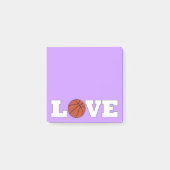 Basketball LOVE Basketball Coach Desktop Notitiebl Post-it® Notes (Voorkant)