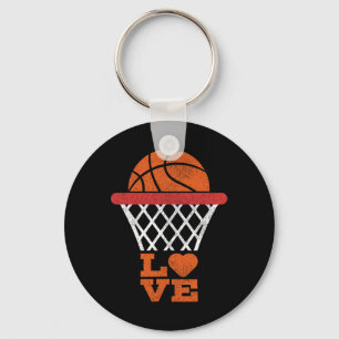 Basketball Love Basketball Lover Girl Boy Basketba Sleutelhanger