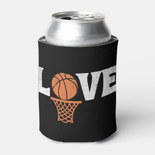 Basketball Love Blikjeskoeler (Blikje Voorkant)