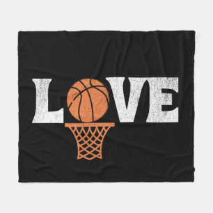 Basketball Love Fleece Deken