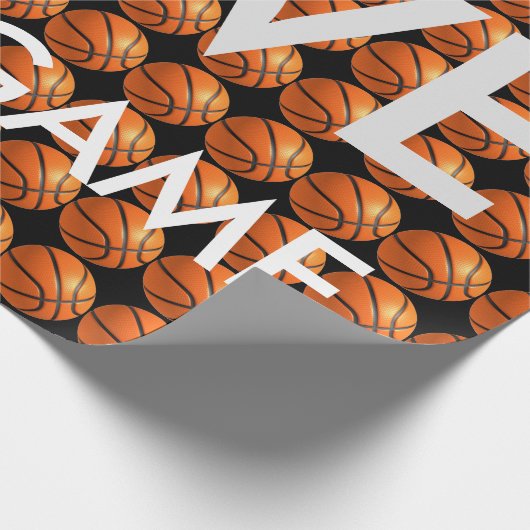 Basketball Love Game Cadeaupapier (Hoek)