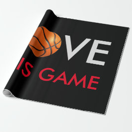 Basketball Love Game Cadeaupapier
