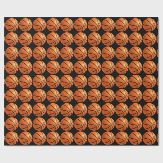 Basketball Love Game Cadeaupapier (Vlak)