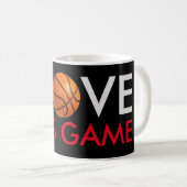 Basketball Love Game Koffiemok (Voorkant rechts)