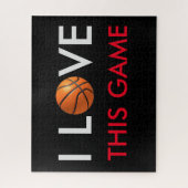 Basketball Love Game Legpuzzel (Verticaal)