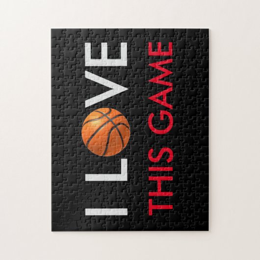 Basketball Love Game Legpuzzel (Verticaal)