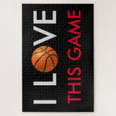 Basketball Love Game Legpuzzel (Verticaal)