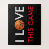 Basketball Love Game Legpuzzel (Verticaal)