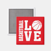 Basketball Love Magneet (Voorkant / Achterkant)