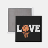 Basketball Love Magneet (Voorkant / Achterkant)