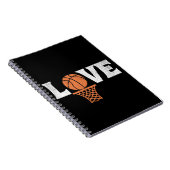 Basketball Love Notitieboek (Rechterzijde)