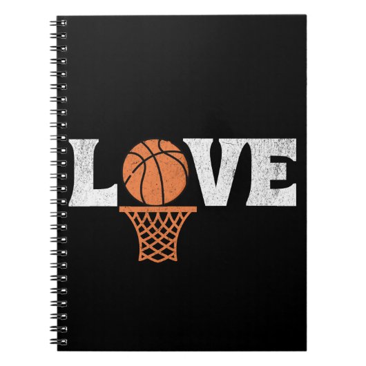 Basketball Love Notitieboek (Voorkant)
