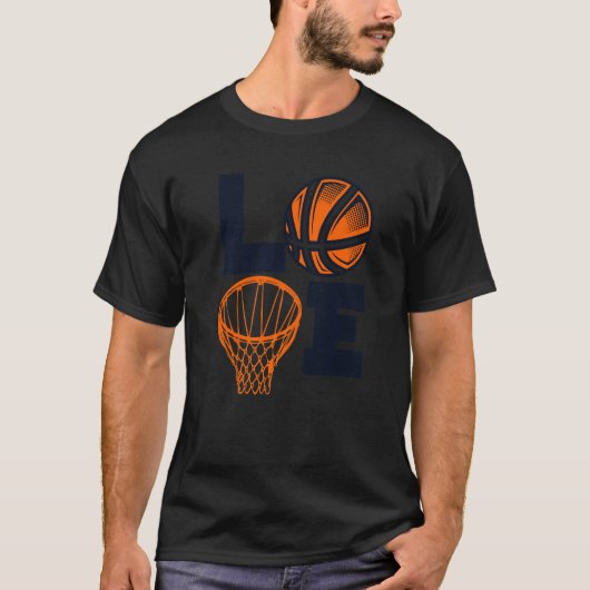 Basketball Love Pro Player Professional Basketball T-shirt (Voorkant)