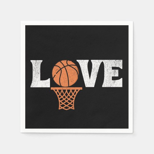 Basketball Love Servet (Voorkant)