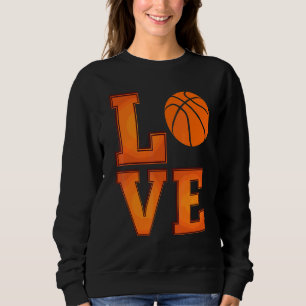 Basketball Love Spelers Fun Team Mannen Vrouwen Trui