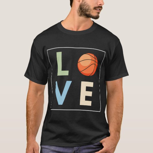 Basketball Love T-shirt (Voorkant)