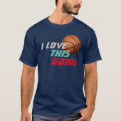 Basketball Love T-shirt (Voorkant)