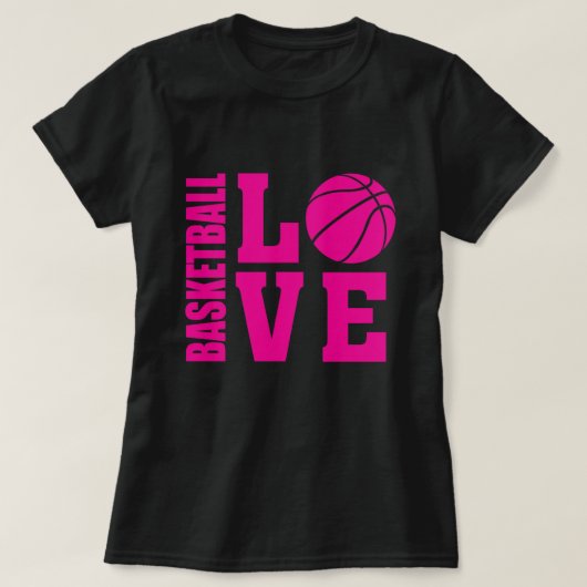 Basketball Love T-shirt (Design voorkant)