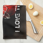 Basketball Love Theedoek (Quarter Fold)