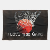 Basketball Love Theedoek (Horizontaal)