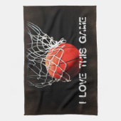 Basketball Love Theedoek (Verticaal)