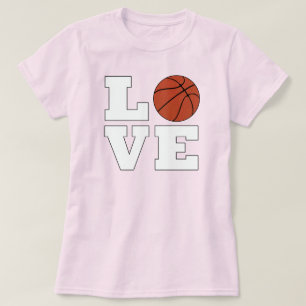 Basketball LOVE voor dames T-shirt